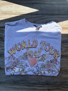 F21 Band Tee Vintage World Tour